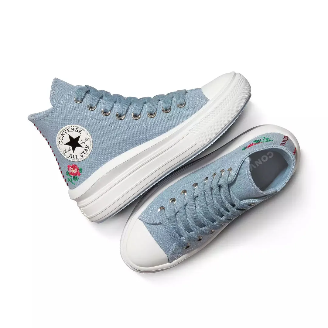 Converse - Women's Chuck Taylor All Star Move High Top Shoes (A12571C) Cross City