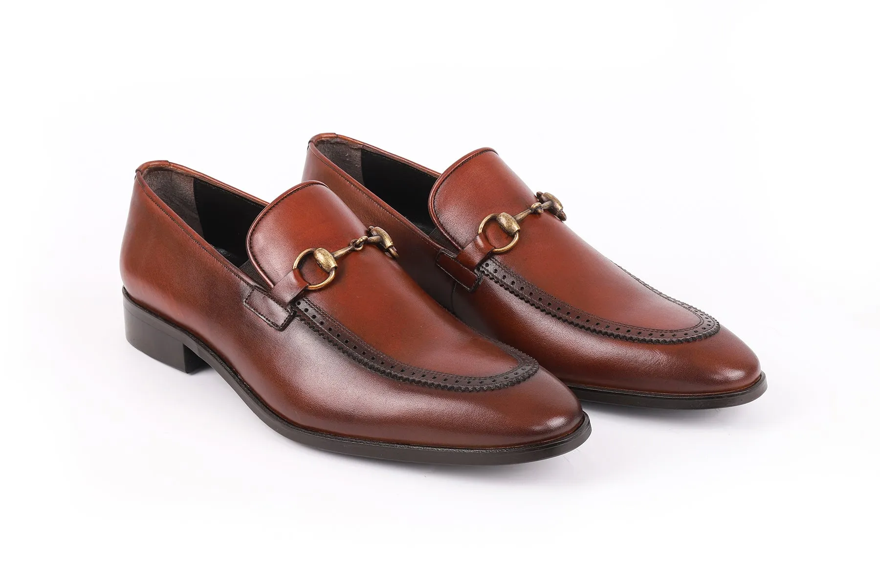 Danbury Horsebit Buckle Dress Shoes Polished Silhouette