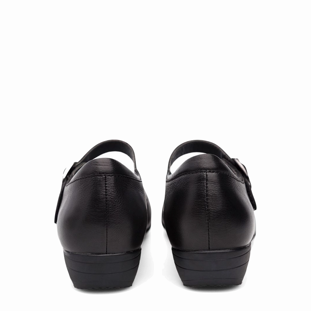 windproof Dansko Women's Fawna Leather Mary Jane in Black