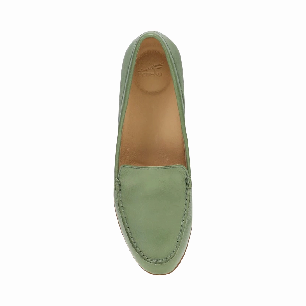 British Edge Dansko Women's Lorri Flat in Jade