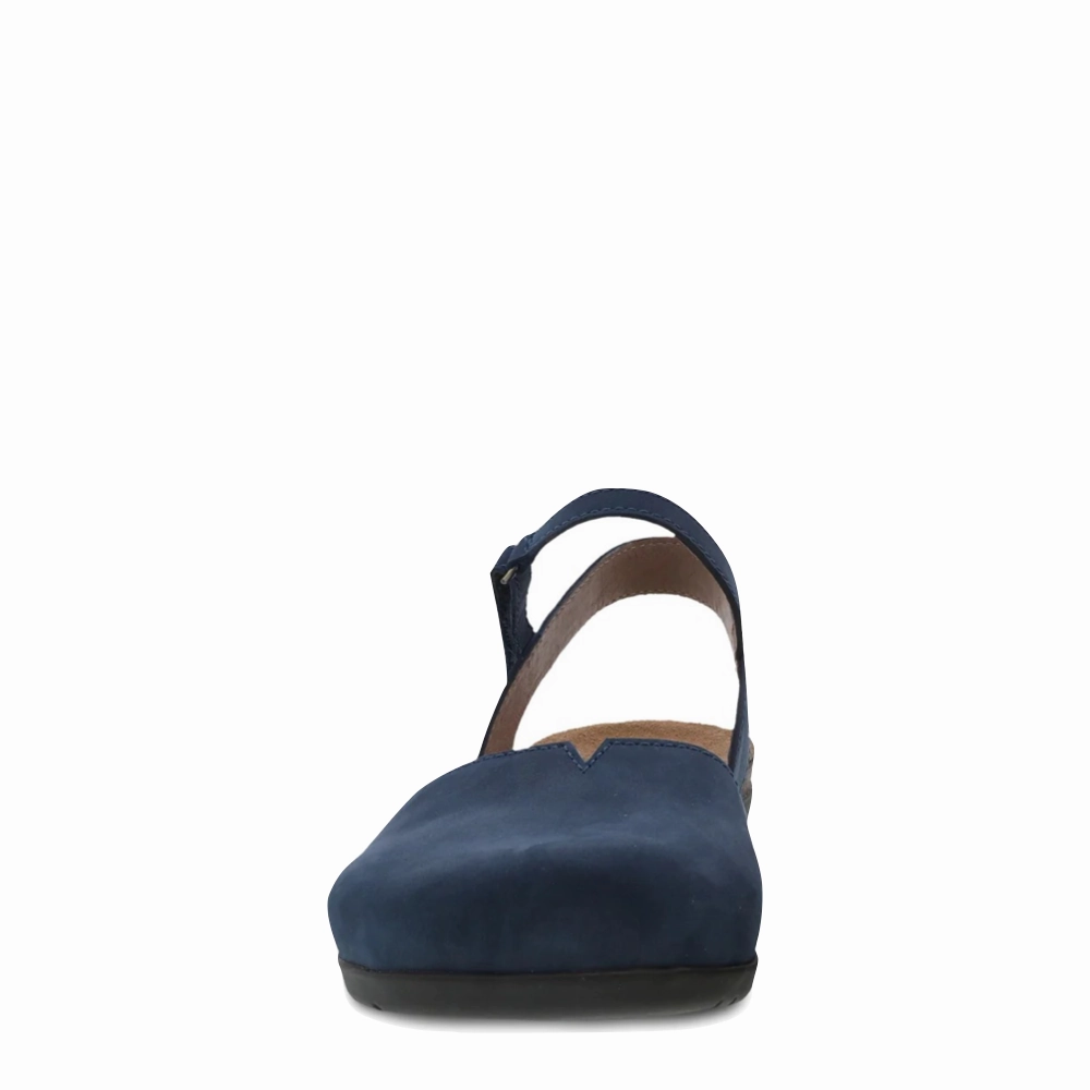 Dansko Women's Rowan Closed Toe Sandal in Navy Event Ready