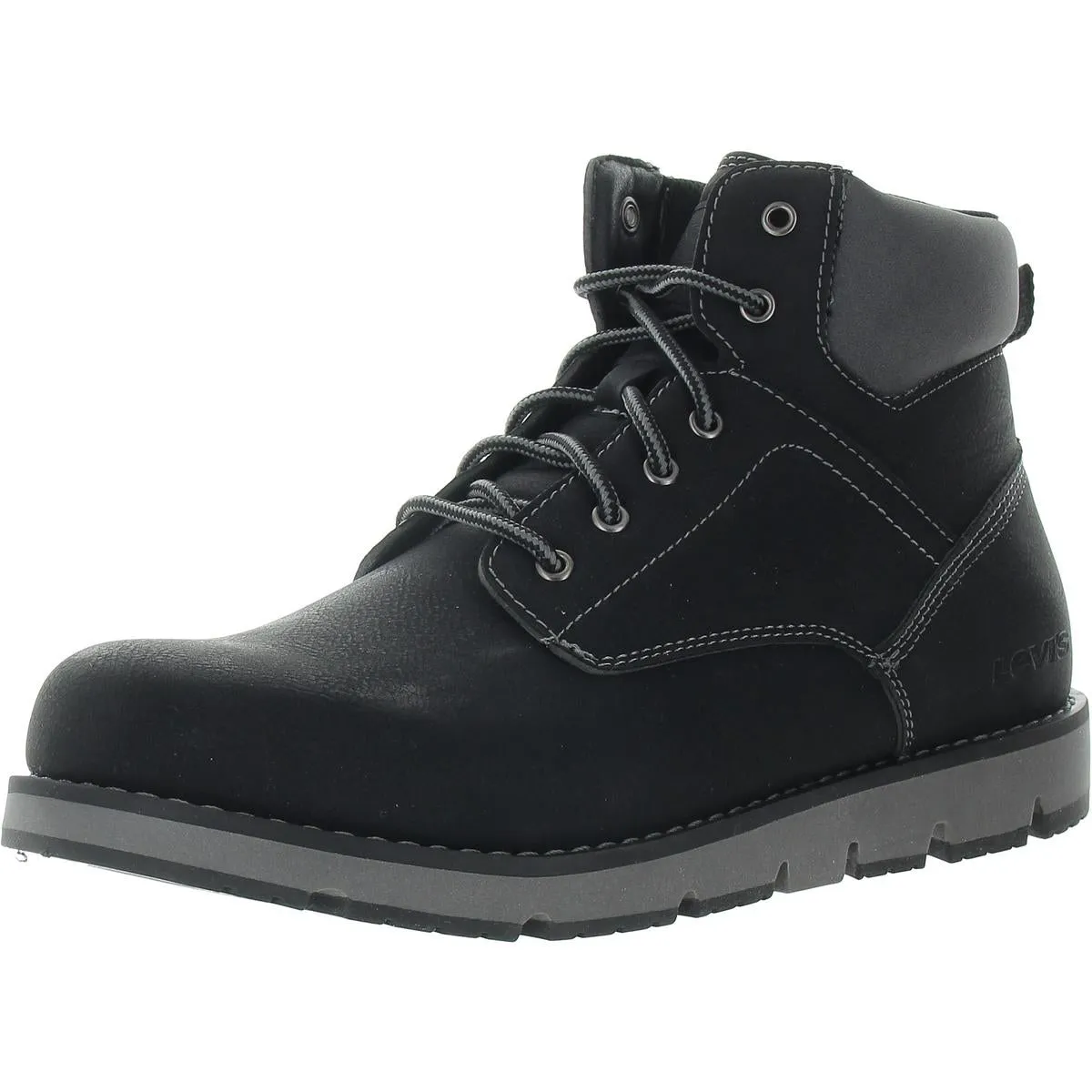 Anti-slip Charles Mens Lace-Up Man Made Winter & Snow Boots