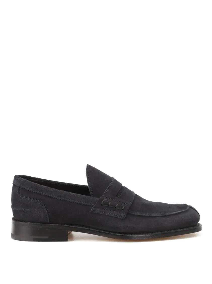 Deep Navy Suede Moccasin With Rubber Sole Light support Flex Appeal