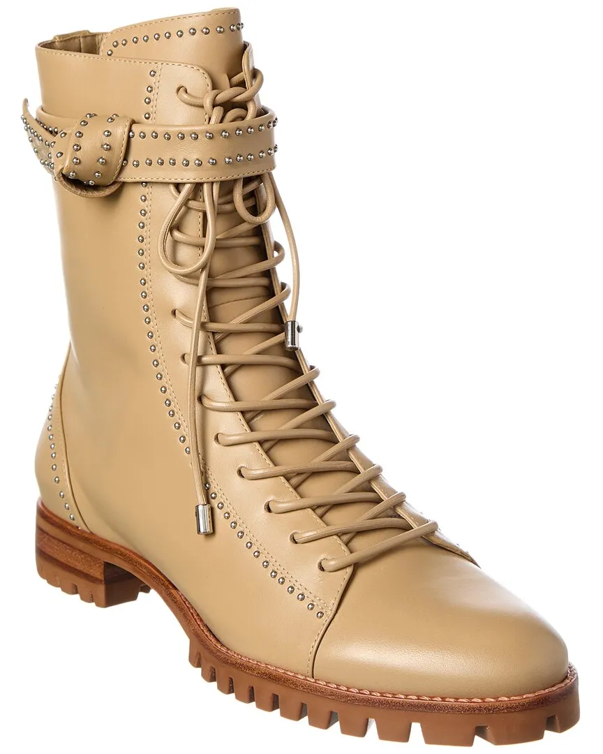 Alexandre Birman Evelyn Leather Bootie sweat-wicking