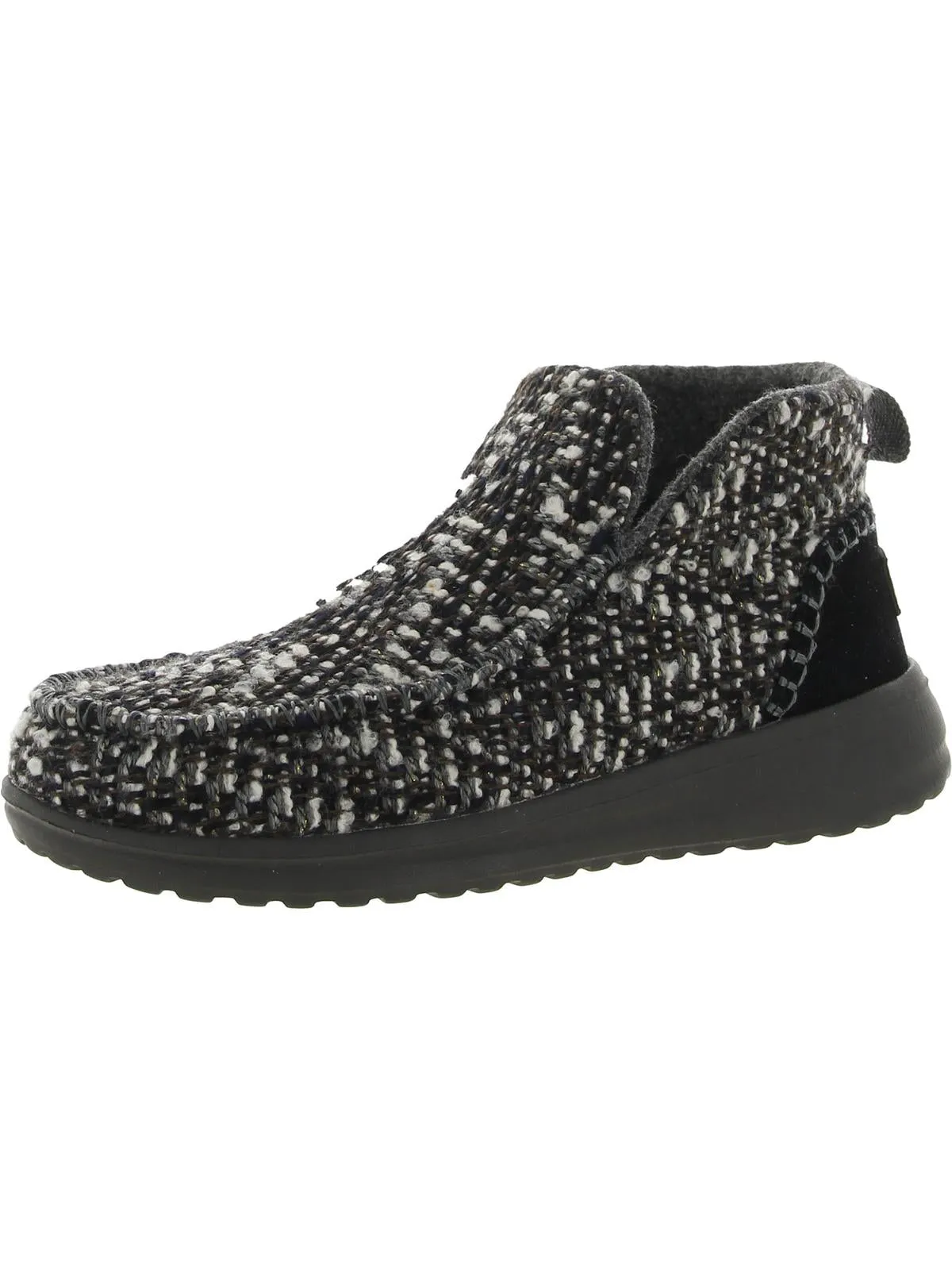 Denny Womens Lined Slip On Ankle Boots Odor Control Treatment Cool Seasons