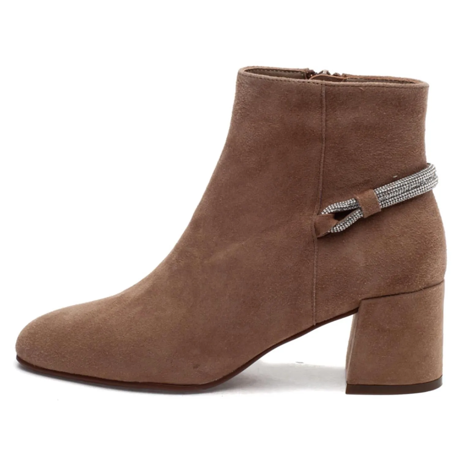 Padded Interior Work Commute Stable Support Rural Traveler Women's Shermy Bootie In Military Suede