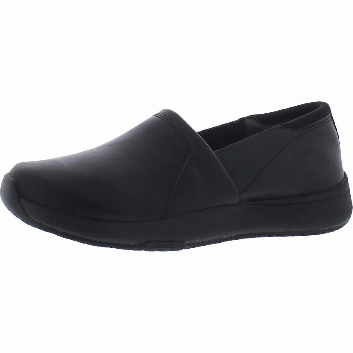 Multi Surface Traction running with a lace - up closure Dive In Womens Faux Leather Slip On Work and Safety Shoes