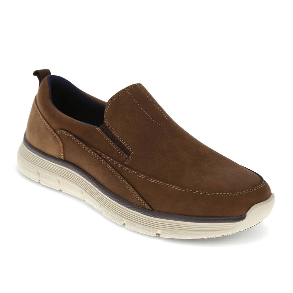 Quick Travel Shoes Dockers Mens Slater Slip Resistant Slip-on Sneaker