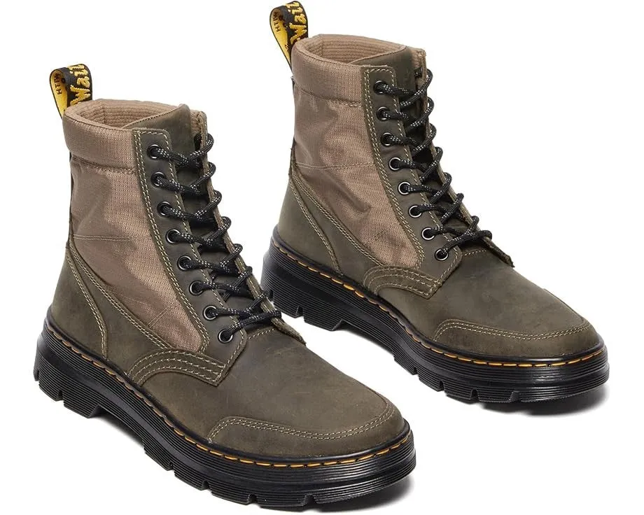Dr. Martens Combs Jungle R32107831 Boots Men's  Dark Khaki Ankle JOBB498 Secure Grip