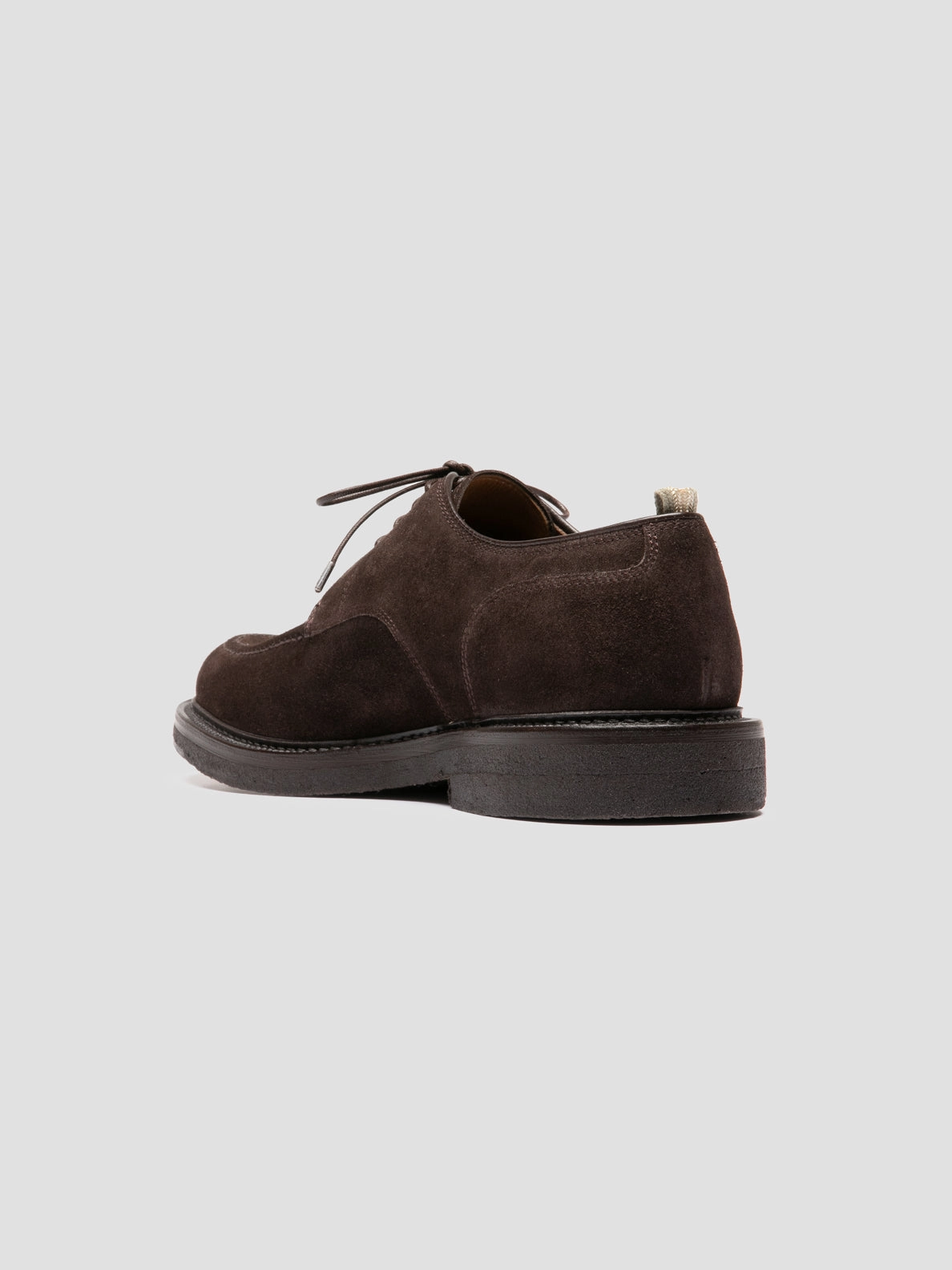 ASTON CREPE 003 - Dark Brown Suede Derby Shoes All Week Use Essential Edge