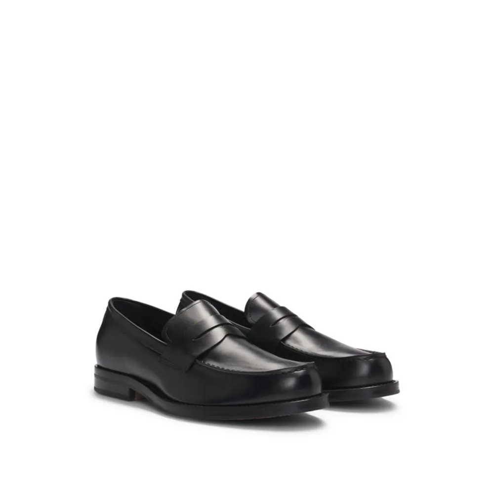 Dressletic slip-on penny loafers in leather Board Room Custom Edge