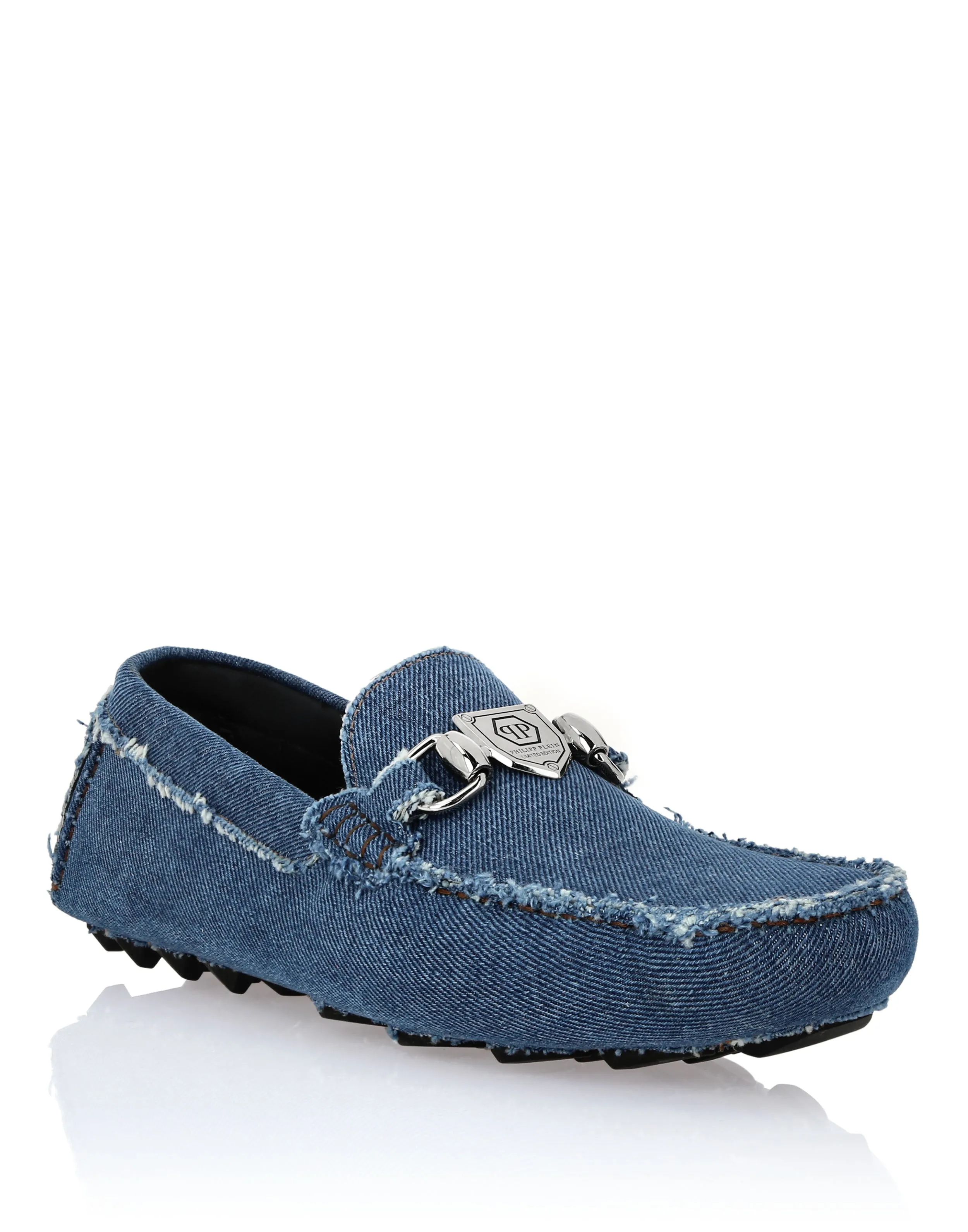 Driver Denim Moccasins Quick Slip On Walk