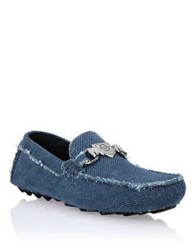 Driver Denim Moccasins Simple shoes Versatile Slip On