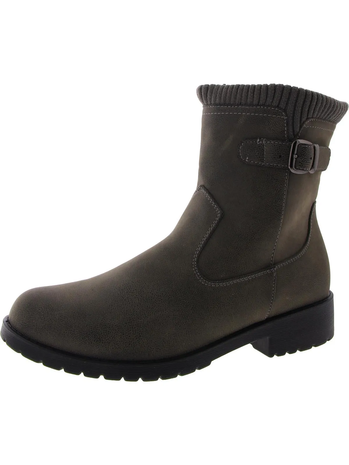 Sunisa Womens Lightweight Booties Ankle Boots Side zipper