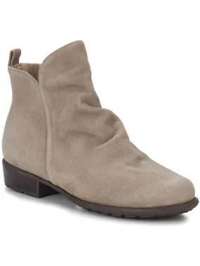 Lilith Womens Suede Ankle Booties Waterproof Cold Climate Waterproof Morning Walk