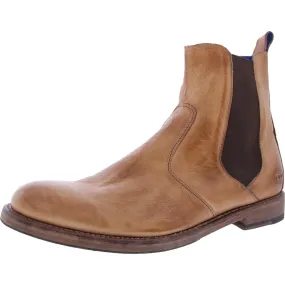 Nando Mens Solid Leather Chelsea Boots Comfort Cushioning