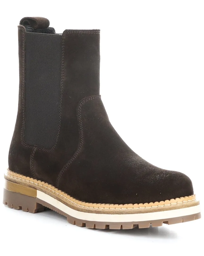 Breathable mesh panel Bos & Co Arbor Suede Boot