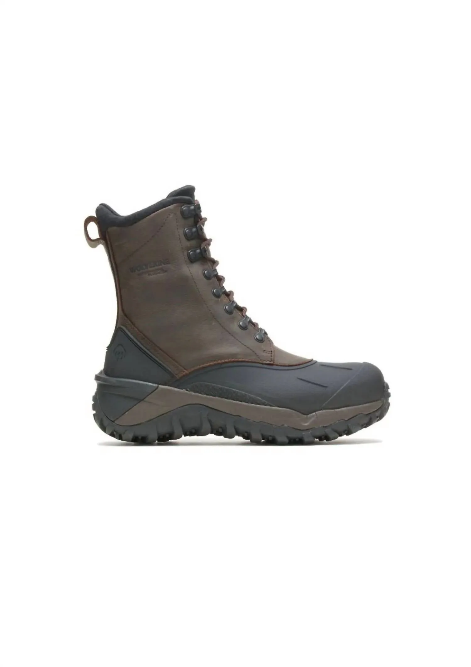 Men's Frost Tall Waterproof Snow Boots In Brown Country Side