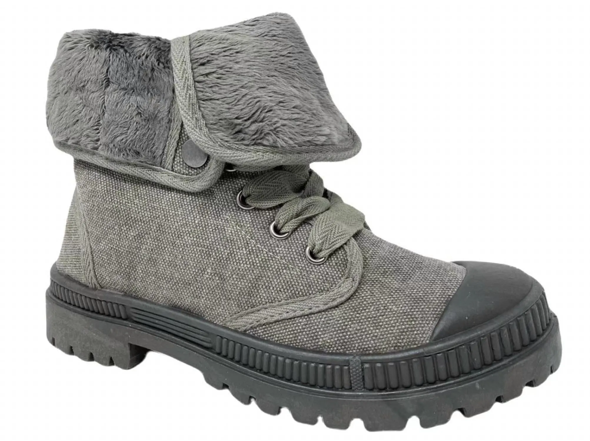 In Charge Snap Boot In Gray Outdoor Protection