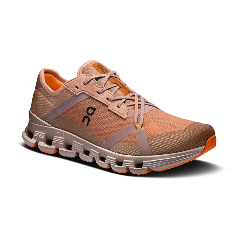 Hyper Elastic Boundary running in clean tracks shoes Men's Cloud X 4 AD Rosebrown/Tangerine