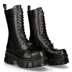 M-MILI211C-C1 Leather Biker Boots Northern Resident