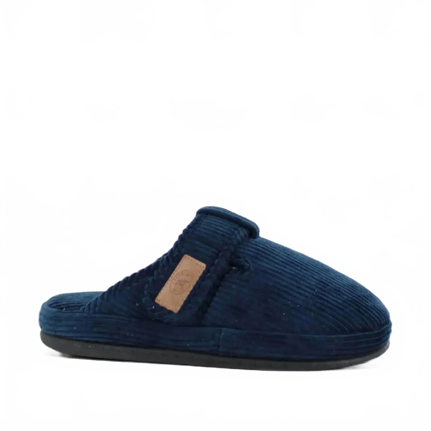 Men's Doze Slippers In Navy Abrasion resistant Adjustable Slip On