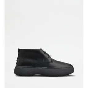 Tod's W. G. Heritage Desert Boots in Leather Cushioned Versatile Style