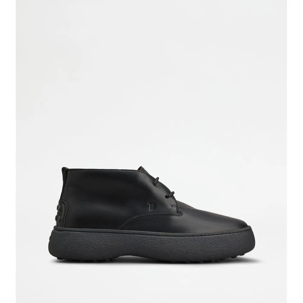 Tod's W. G. Heritage Desert Boots in Leather Steel Cap