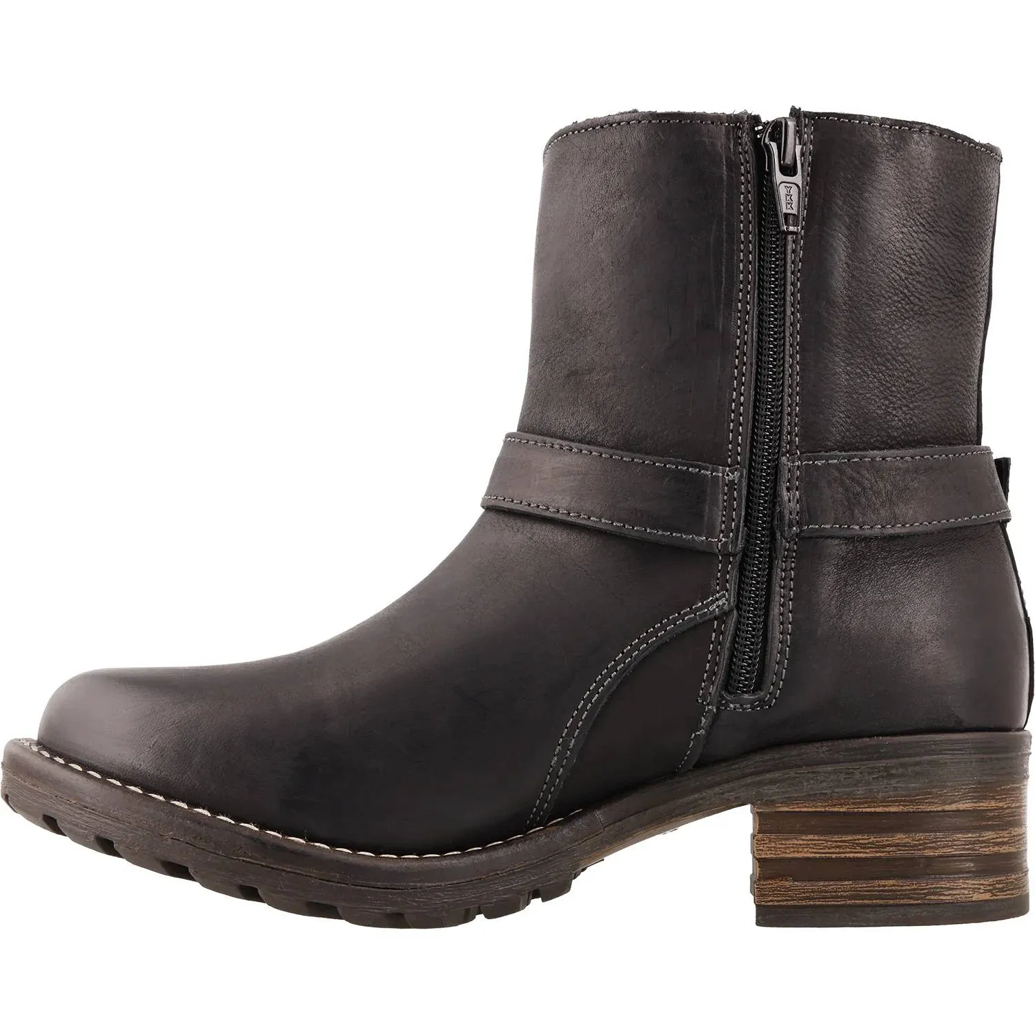 Women's Combo Fashion Boots In Black Padded Shaft