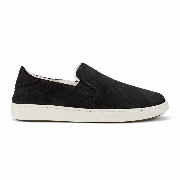 OluKai Women's Pehuea Cozy Sneaker in Lava Rock / Lava Rock Strap