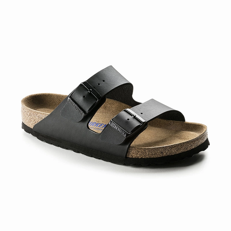 Classic Edge Pace Ready Men's Arizona Soft Footbed Black Birko-Flor