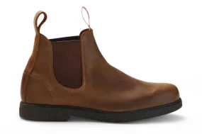 High Traction Mountain Climber Rossi 607 Booma Tan Leather Chelsea Boots