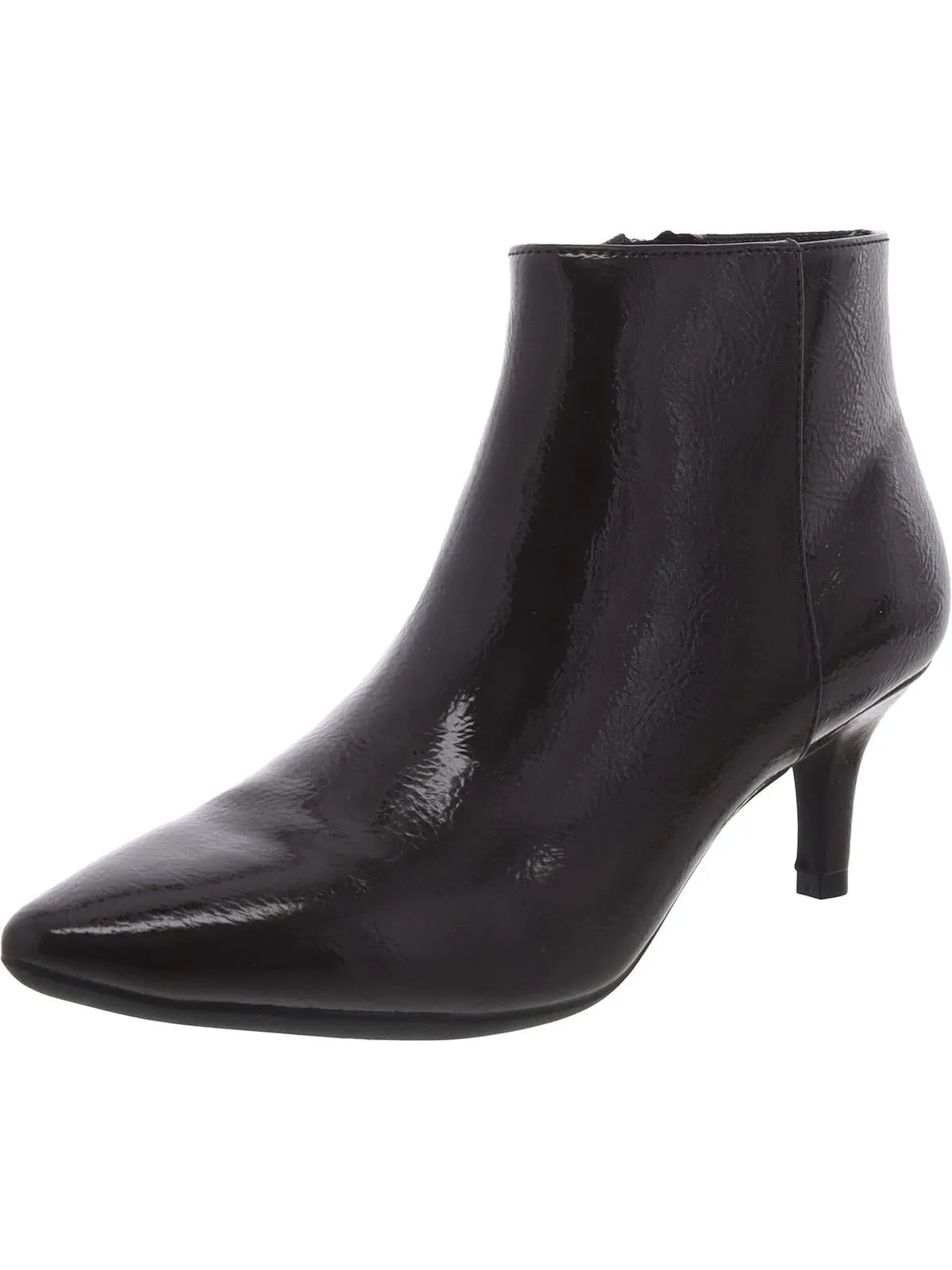 Soft outsole Edith Womens Faux Leather Ankle Booties