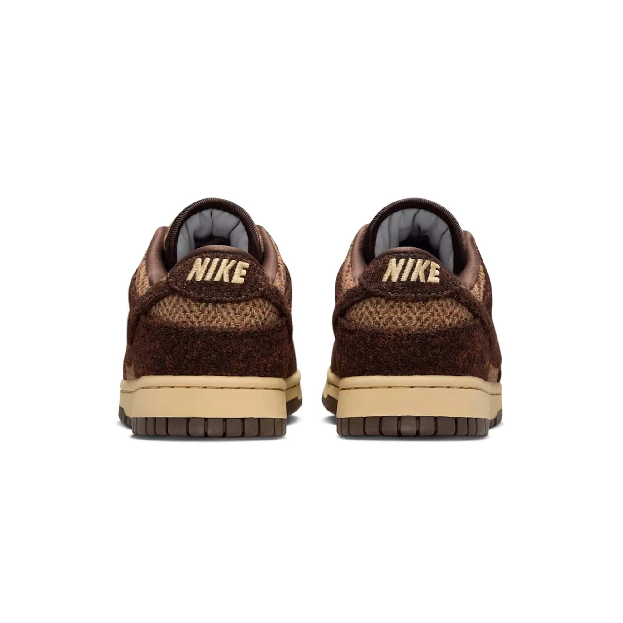 Nike x Harris Tweed Womens Dunk Low "Sesame" Shoes for short - distance