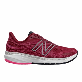 Anatomically Shaped Footbed New Balance Fresh Foam x 860 V12 Garnet/Pink Glo  W860P12 Women's