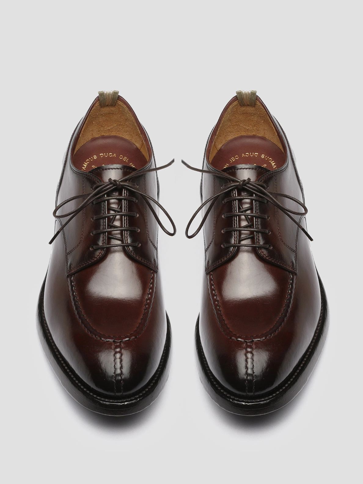 Charity Ball Icon Fit TEMPLE 005 - Burgundy Leather Derby Shoes
