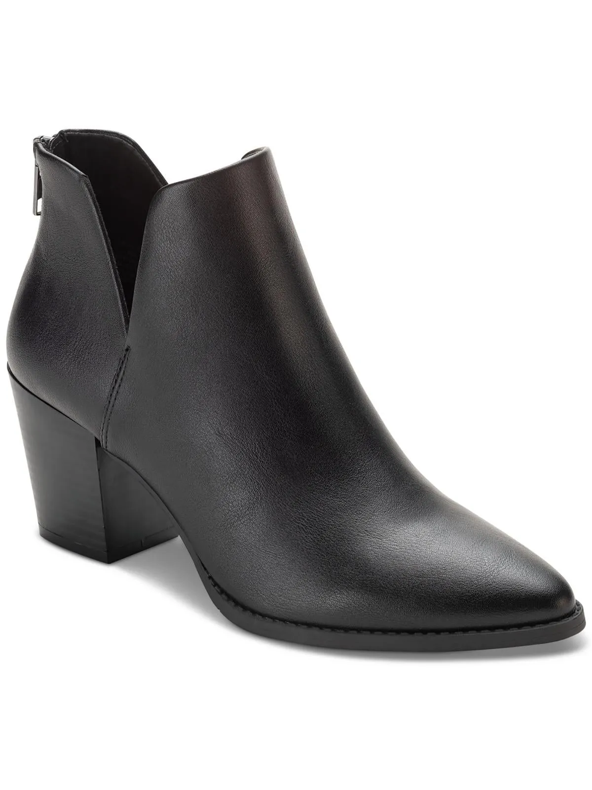 Feather Light Rough Terrain Eliza Womens Faux Leather Almond Toe Ankle Boots