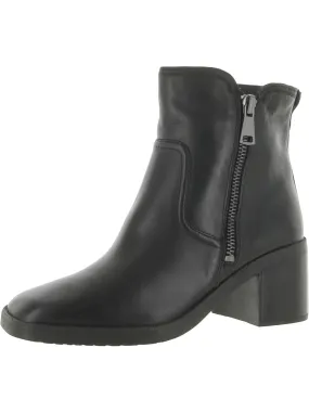 Emmy Womens Leather Square Toe Ankle Boots MoistureWicking