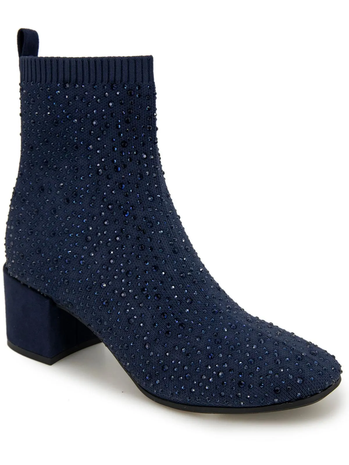 Rida  Womens Block Heel Dressy Ankle Boots Seamless Comfort Night Travel