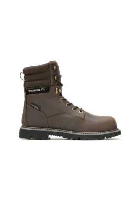 Men's Revival 8" Composite Toe Work Boots In Dark Brown Open Toe