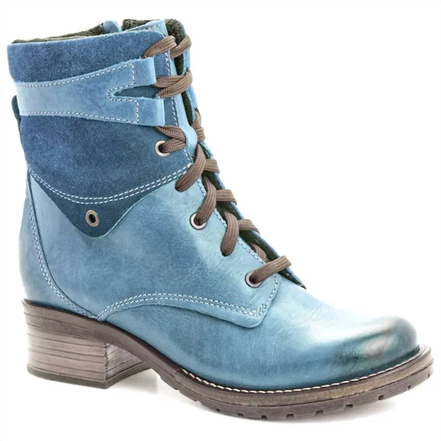 Mud Resistant All Day Wear Bold Life Women's Kara Suede Boot In Teal