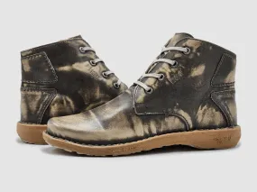 Shock Absorbing Cold Weather Commuter Sweat Wicking Women's Old-Fashioned Zip-Up Leather Boots In Brown