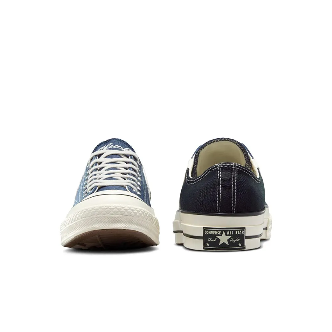 Converse - Unisex Chuck 70 Archival Stripes Low Top Shoes (A07443C) Urban Casual Molded Heel Cushion