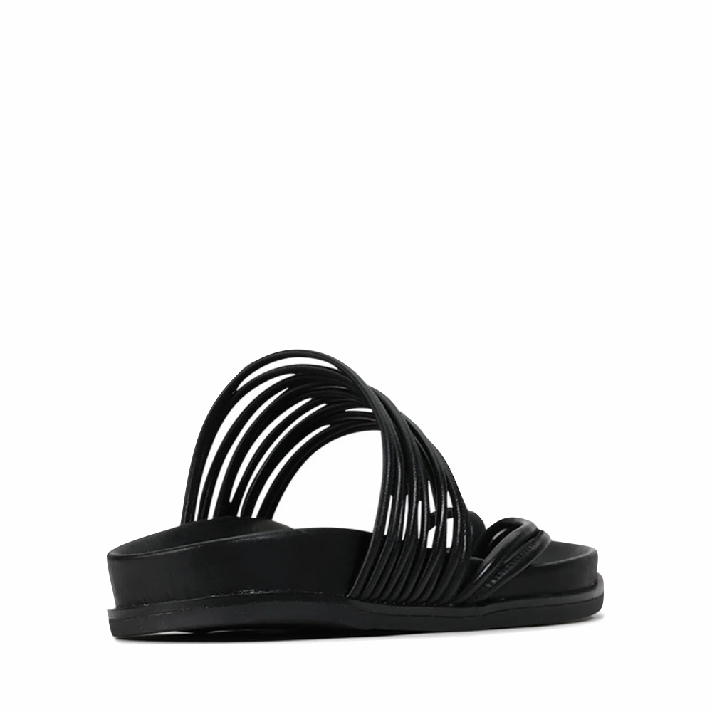 Balance Wear EOS Women's Carmella Toe Loop Sandal in Black