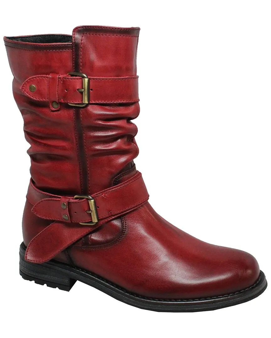 Patent Glow Impact Diffusion Tech Eric Michael Noelle Leather Boot