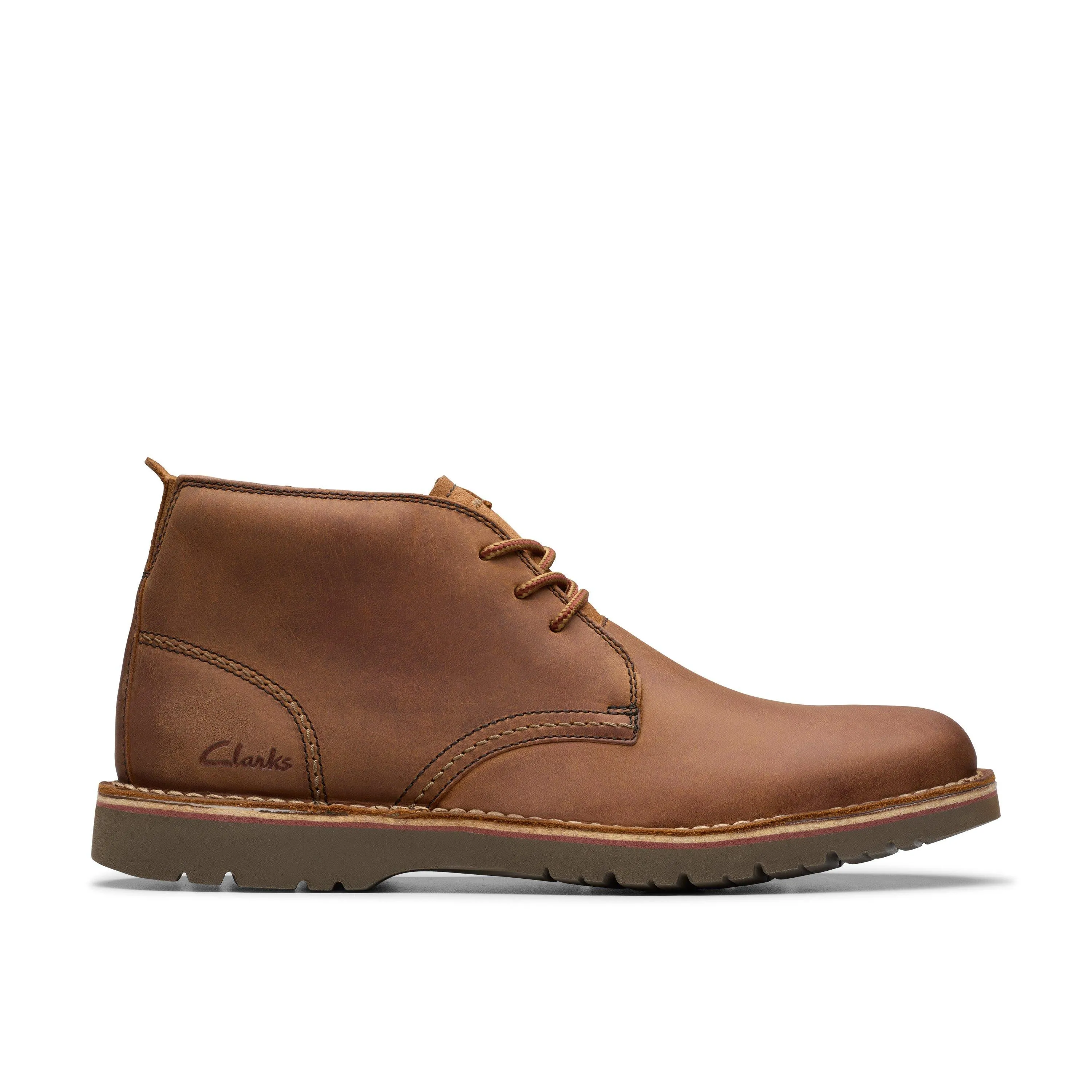 Durable Shell Cold Climate Clarks Eastridge Mid in Brown Leather