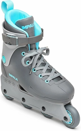 Impala Lightspeed Girls Gray Adjustable Strap Inline Rollerskate Shoes KHD2370 functionality