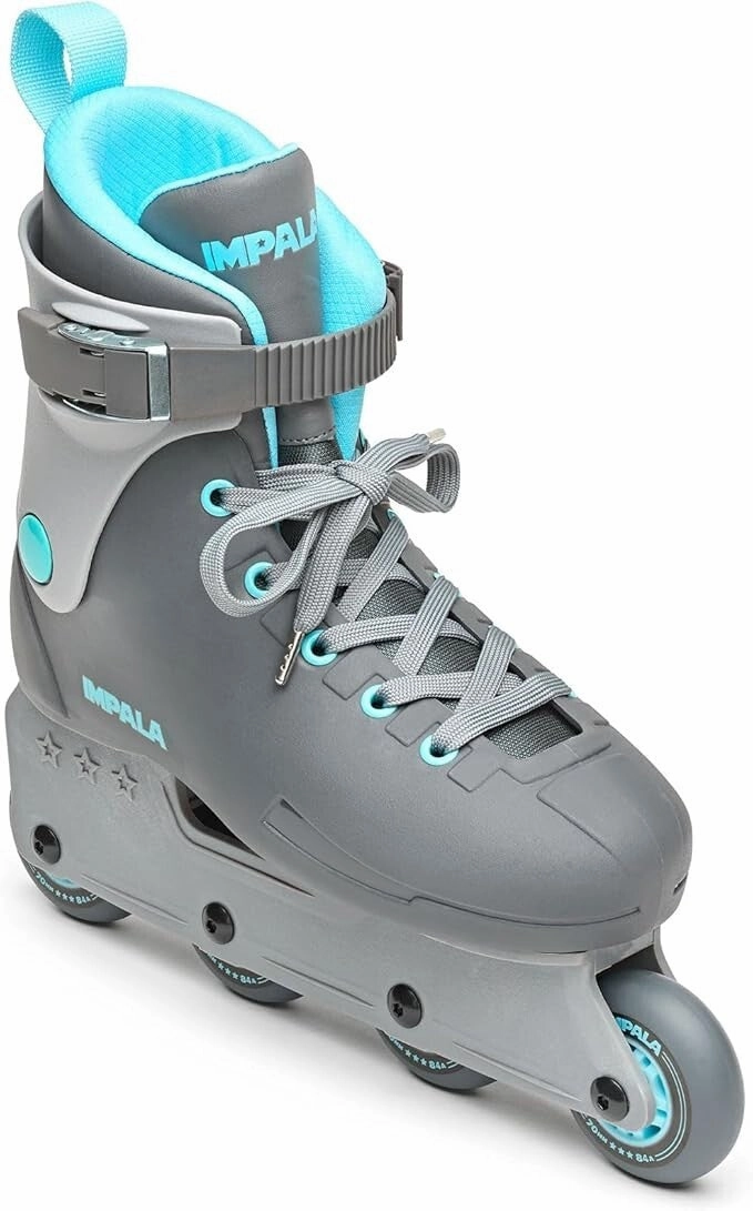 Impala Lightspeed Girls Gray Adjustable Strap Inline Rollerskate Shoes KHD2370 functionality