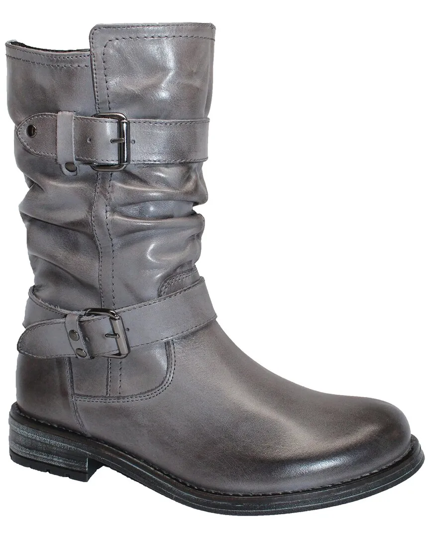 Eric Michael Noelle Leather Boot Resort Mode Neutral Tones