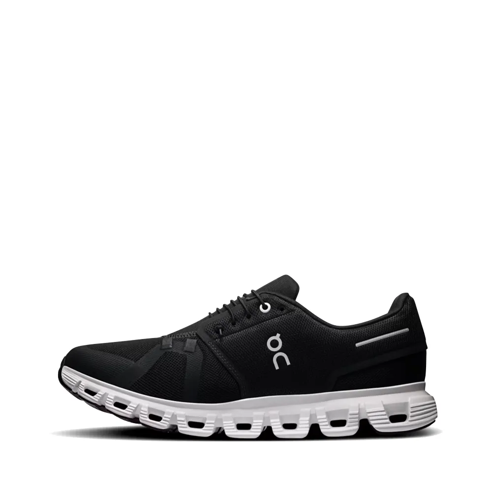 Durability Tested Ease Wear On Men's Cloud 6 Sneaker in Black/White